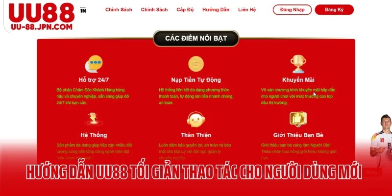 Hướng dẫn UU88 tối giản thao tác cho người dùng mới